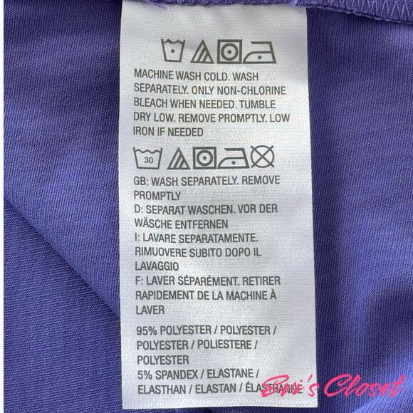 Susan Graver Women’s Plus Liquid Tank Top Tunic Size 2X Dark Purple Sleeveless - Picture 6 of 8